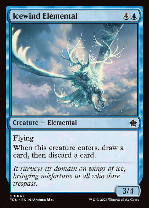 Icewind Elemental (fdn-42)