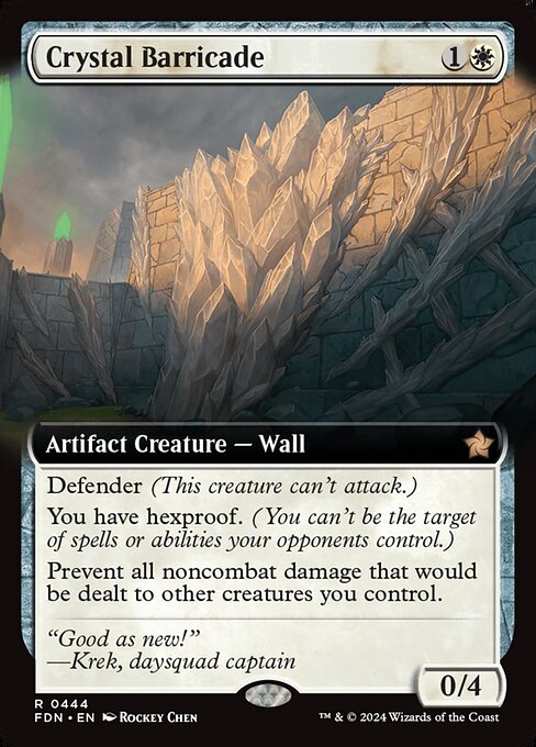 Crystal Barricade (fdn-444)