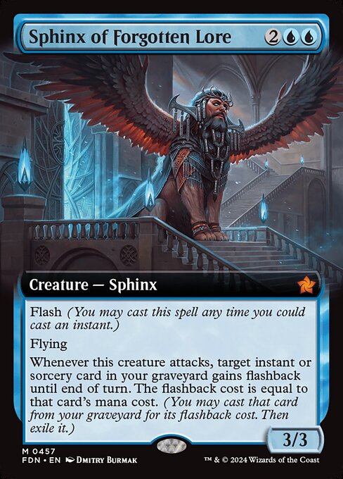 Sphinx of Forgotten Lore (fdn-457)