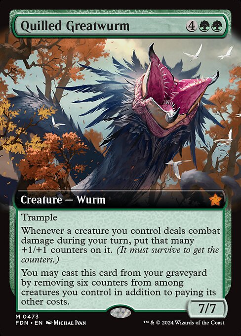 Quilled Greatwurm (fdn-473)