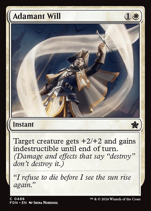 Adamant Will (fdn-488)