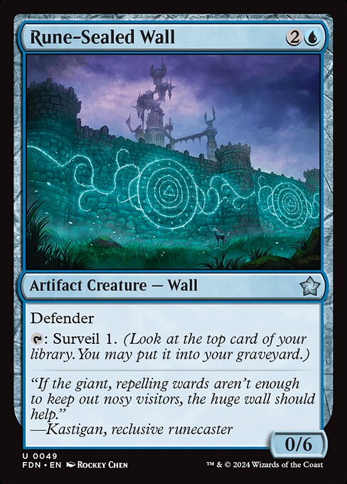 Rune-Sealed Wall (fdn-49)