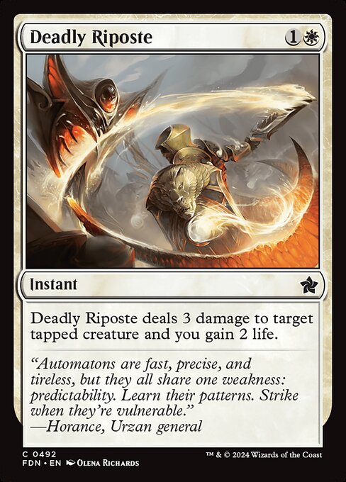 Deadly Riposte (fdn-492)