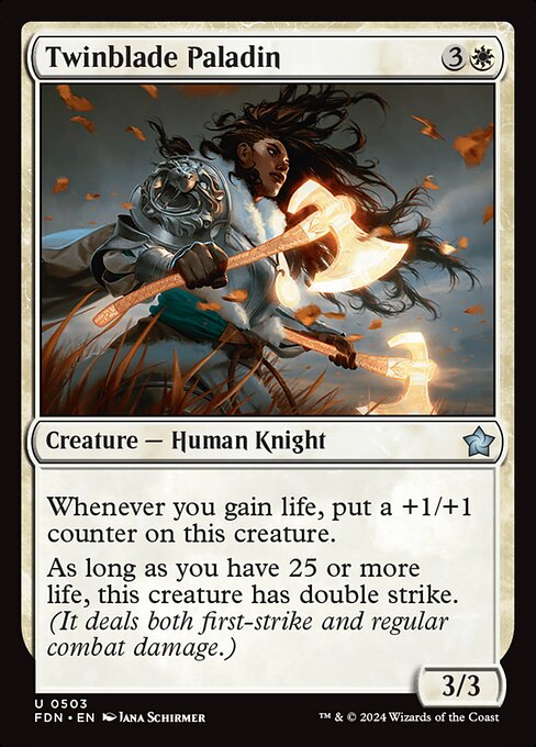 Twinblade Paladin (fdn-503)