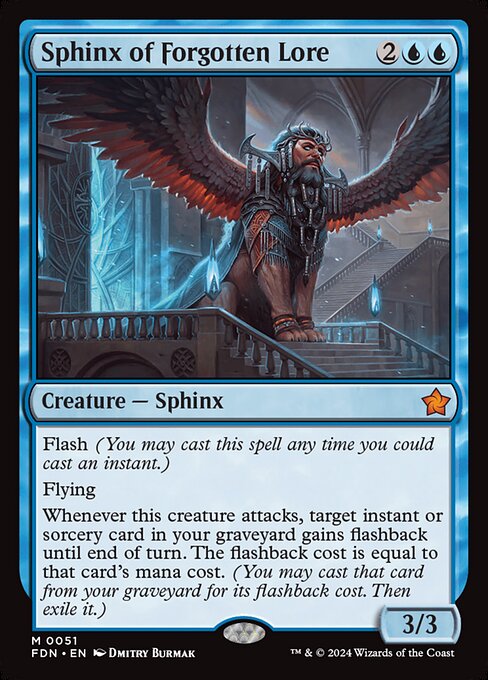 Sphinx of Forgotten Lore (fdn-51)
