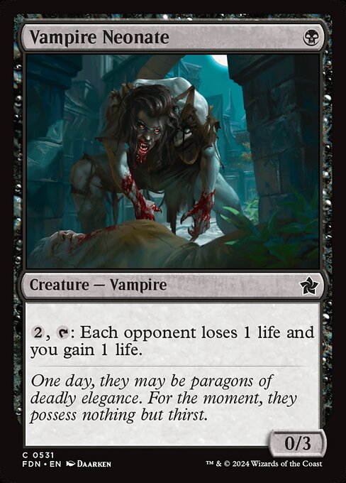Vampire Neonate (fdn-531)