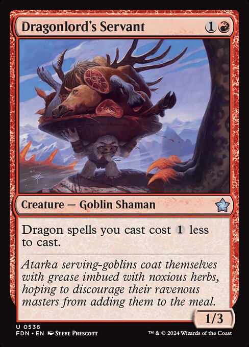 Dragonlord's Servant (fdn-536)