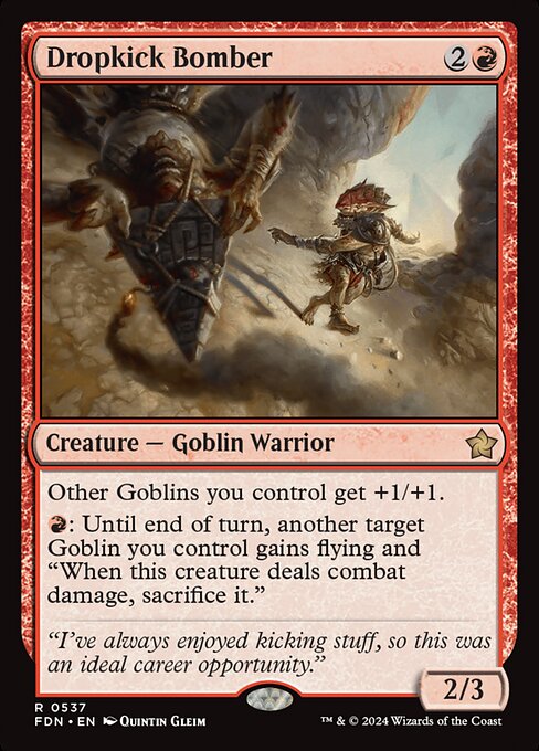 Dropkick Bomber (fdn-537)
