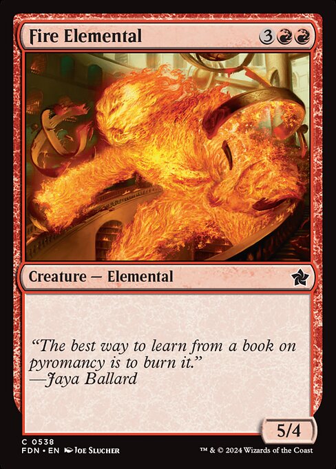 Fire Elemental (fdn-538)