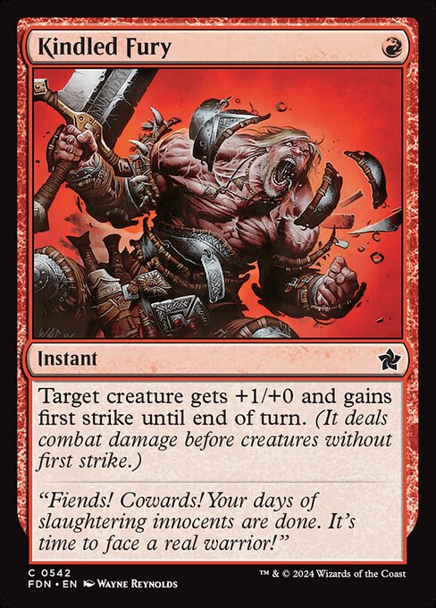 Kindled Fury (fdn-542)