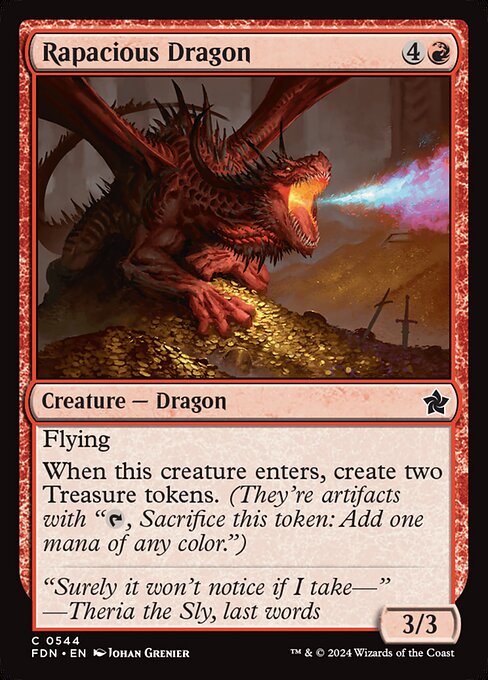 Rapacious Dragon (fdn-544)