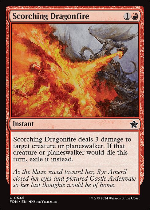 Scorching Dragonfire (fdn-545)