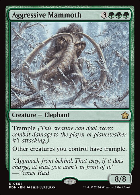 Aggressive Mammoth (fdn-551)