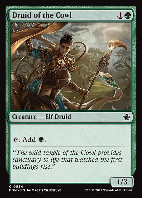 Druid of the Cowl (fdn-554)