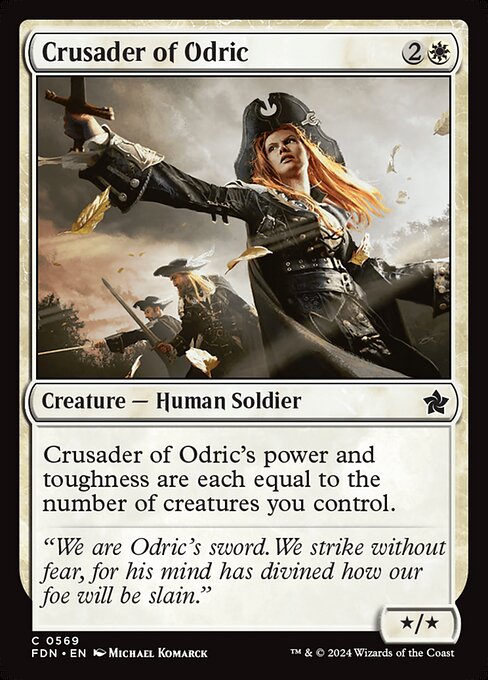 Crusader of Odric (fdn-569)