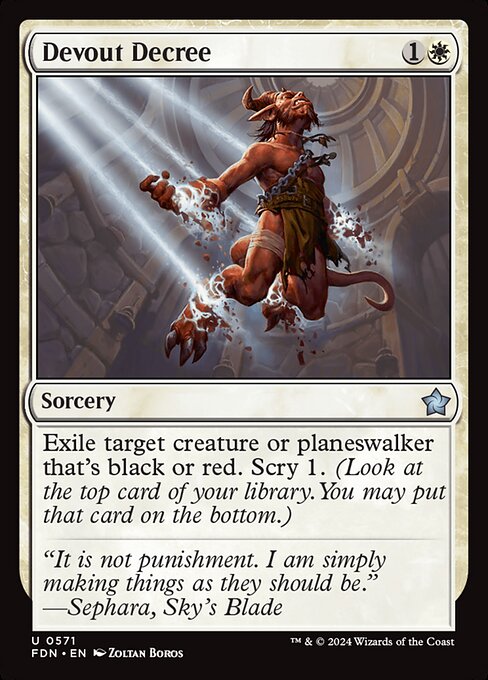 Devout Decree (fdn-571)