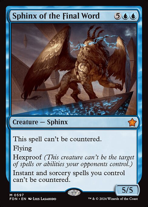Sphinx of the Final Word (fdn-597)