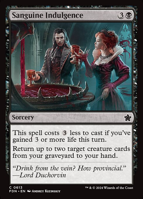 Sanguine Indulgence (fdn-613)