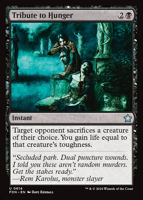 Tribute to Hunger (fdn-614)