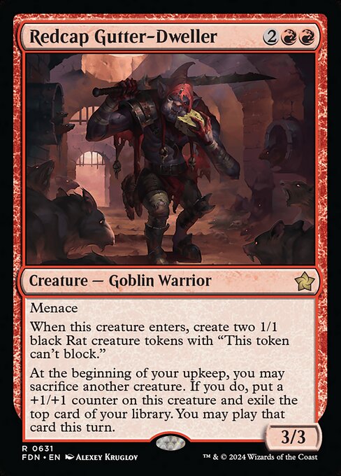 Redcap Gutter-Dweller (fdn-631)