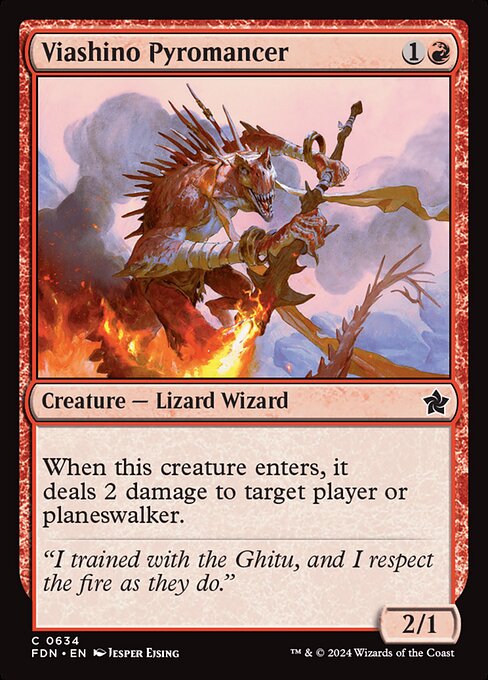 Viashino Pyromancer (fdn-634)