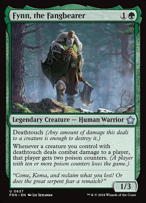 Fynn, the Fangbearer (fdn-637)