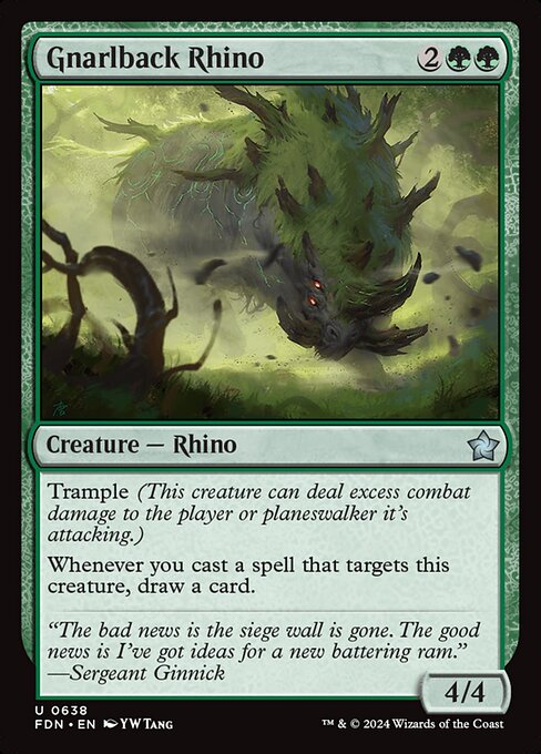 Gnarlback Rhino (fdn-638)