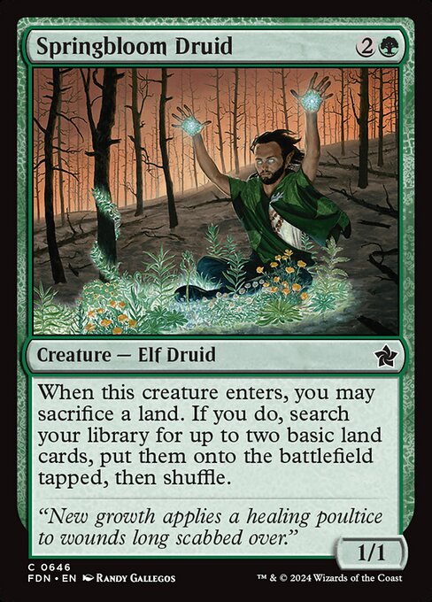 Springbloom Druid (fdn-646)