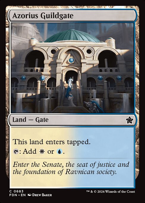 Azorius Guildgate (fdn-683)