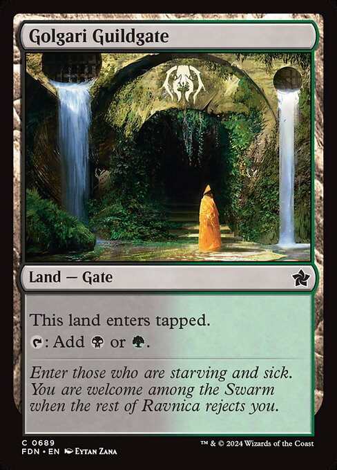 Golgari Guildgate (fdn-689)