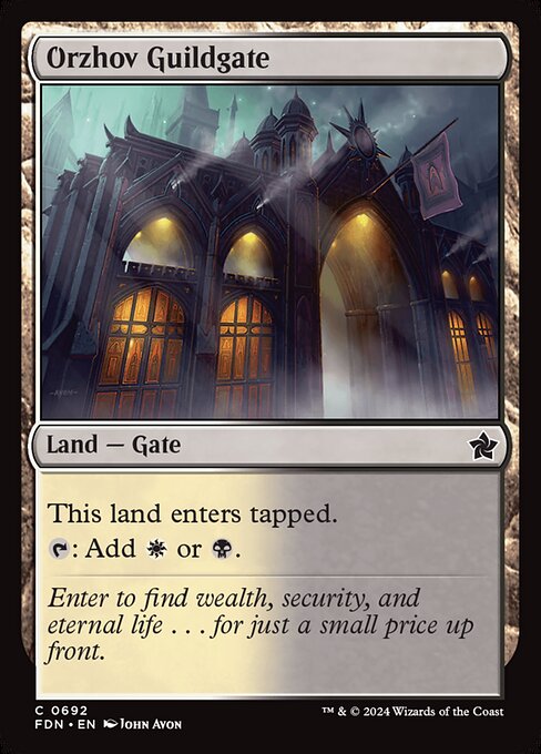 Orzhov Guildgate (fdn-692)