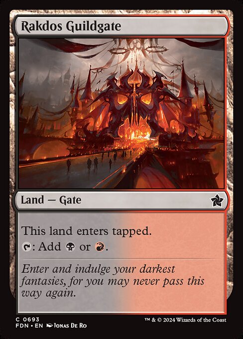 Rakdos Guildgate (fdn-693)