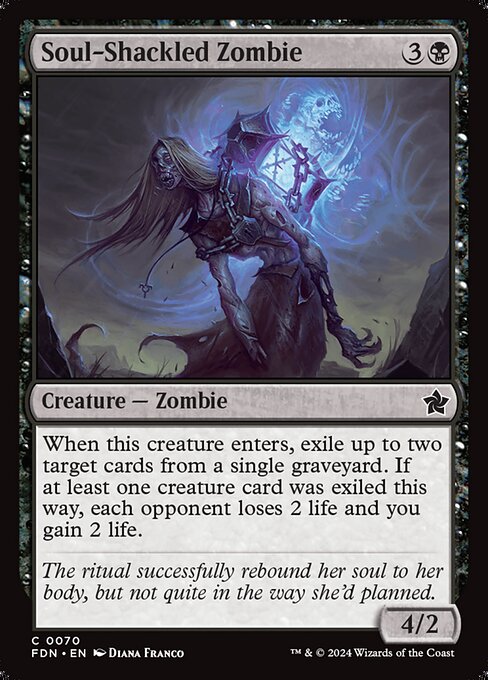 Soul-Shackled Zombie (fdn-70)