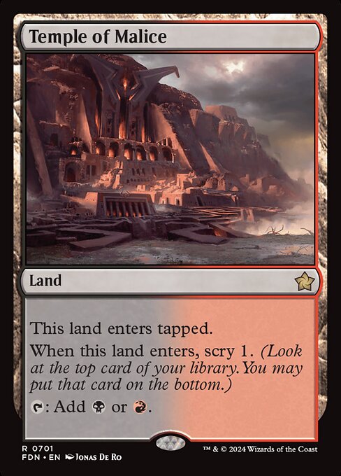 Temple of Malice (fdn-701)