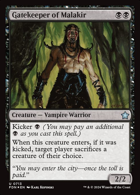 Gatekeeper of Malakir (fdn-713)
