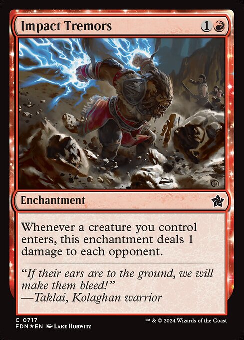 Impact Tremors (fdn-717)