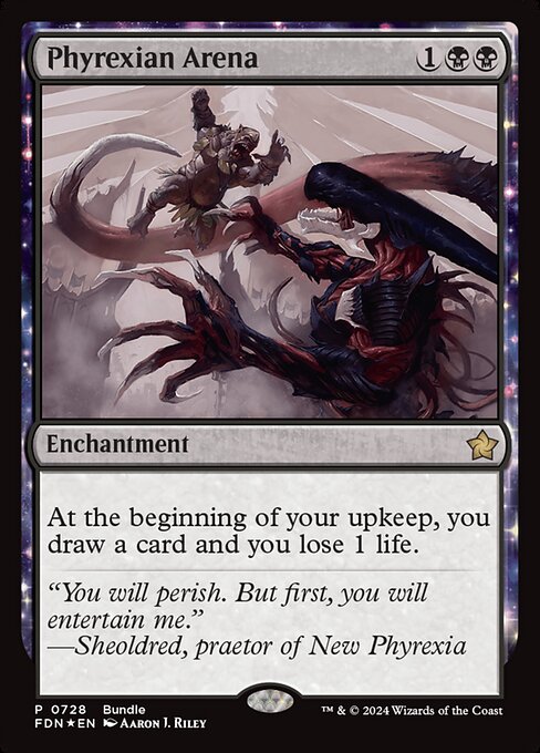 Phyrexian Arena (fdn-728)