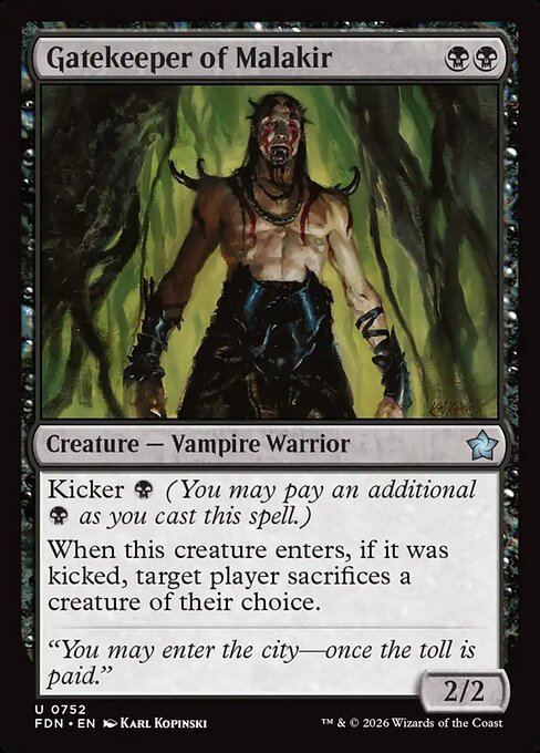 Gatekeeper of Malakir (fdn-752)