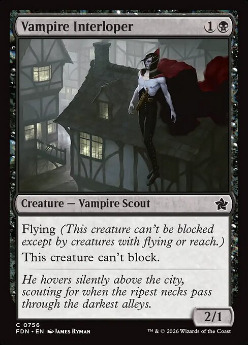 Vampire Interloper (fdn-756)