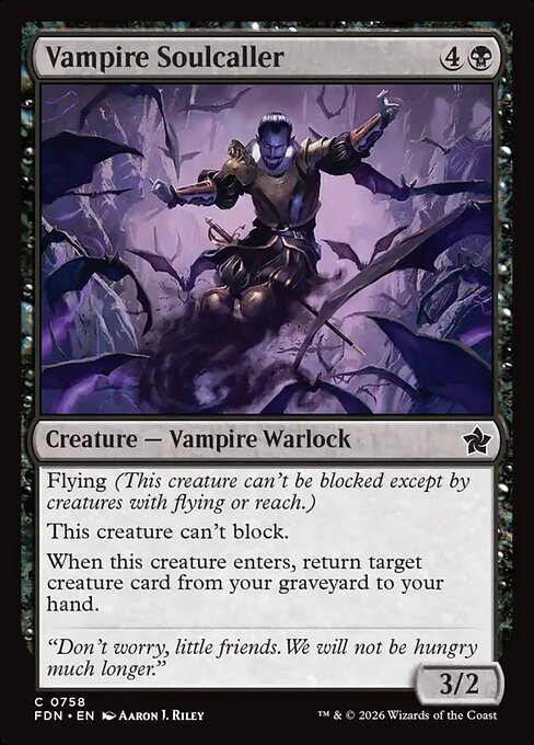 Vampire Soulcaller (fdn-758)