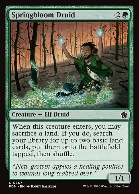 Springbloom Druid (fdn-767)