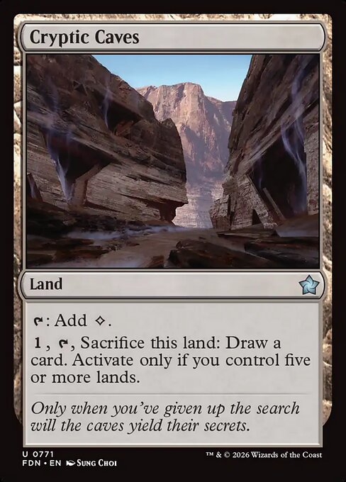 Cryptic Caves (fdn-771)