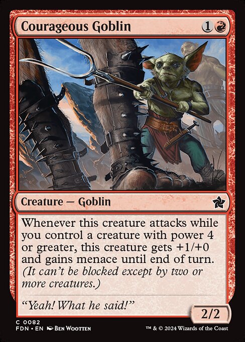 Courageous Goblin (fdn-82)