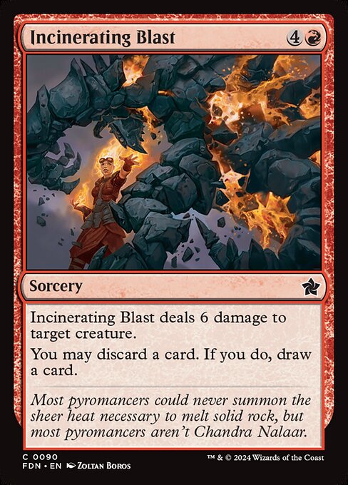 Incinerating Blast (fdn-90)