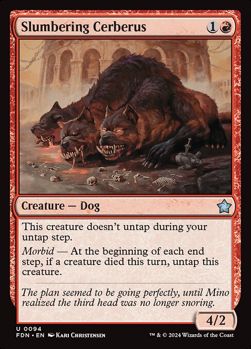 Slumbering Cerberus (fdn-94)
