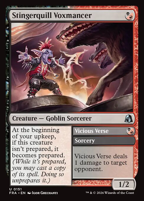 Stingerquill Voxmancer // Vicious Verse (fra-151)