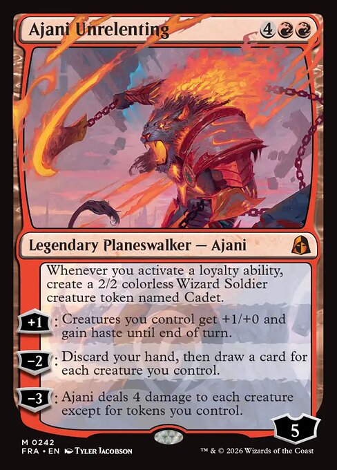 Ajani Unrelenting (fra-242)