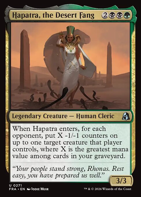Hapatra, the Desert Fang (fra-271)