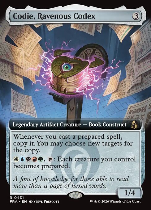 Codie, Ravenous Codex (fra-431)