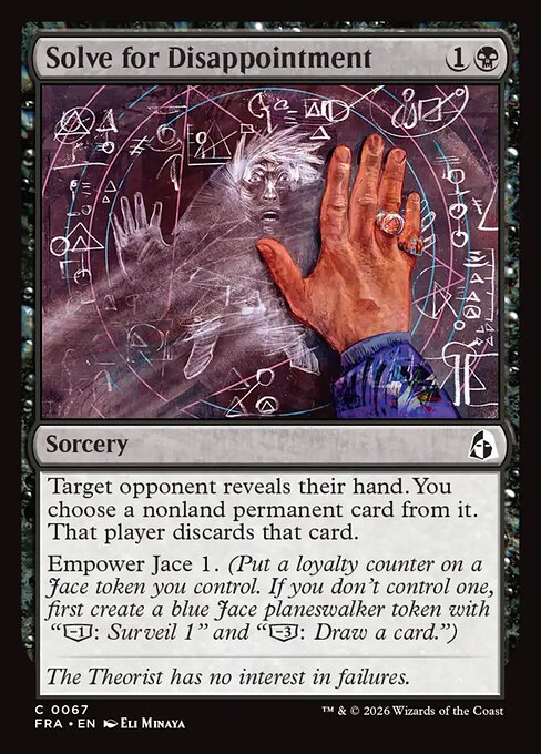 Solve for Disappointment (fra-67)